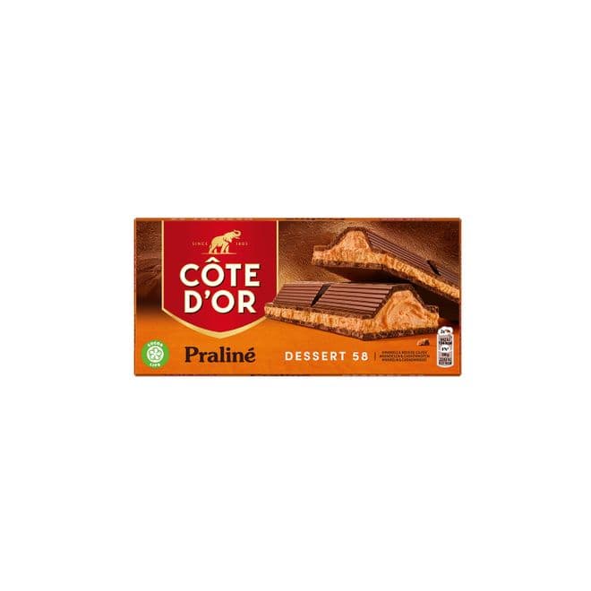 Cote d'Or Praline Dessert 58 Chocolate Bar 200g