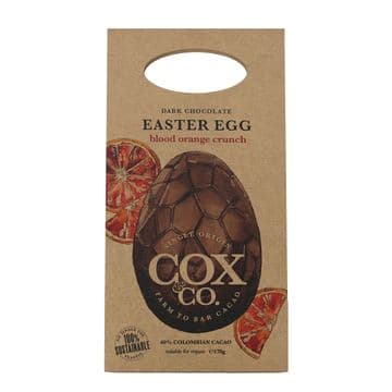 Cox & Co Blood Orange Crunch Dark Easter Egg 155g