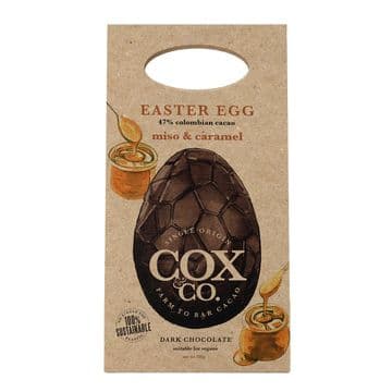 Cox & Co Miso Caramel Dark Easter Egg 155g