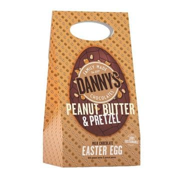 Danny's Chocolates Peanut Butter Pretzel Easter Egg