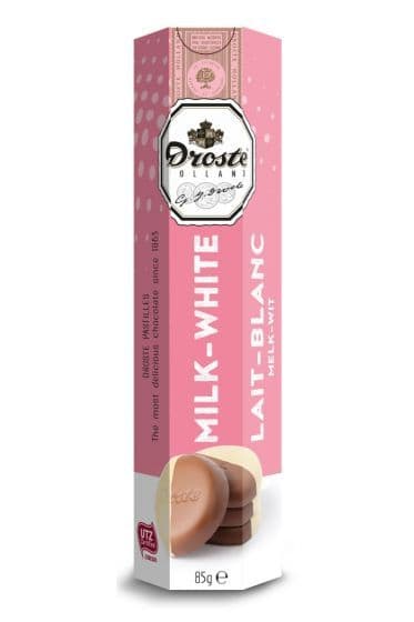 Droste Pastilles Milk/White Chocolate 85g