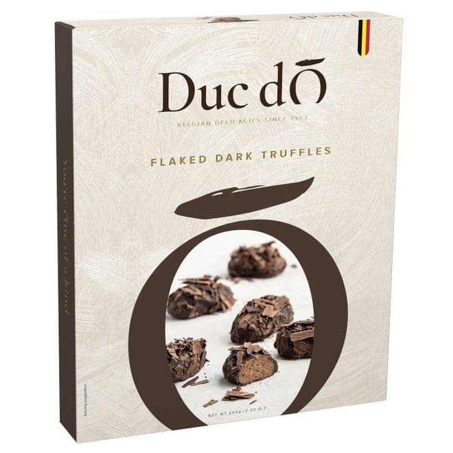 Duc d'O Dark Chocolate Flake Truffles 200g
