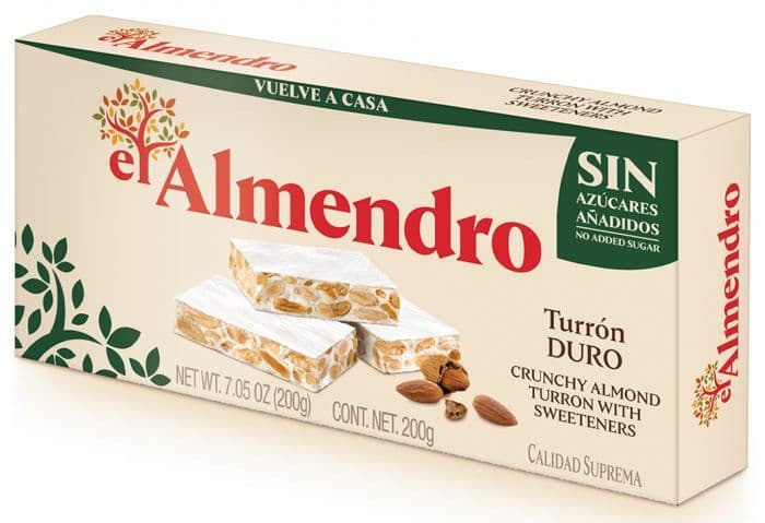 El Almendro Turron Duro No Added Sugar 200G