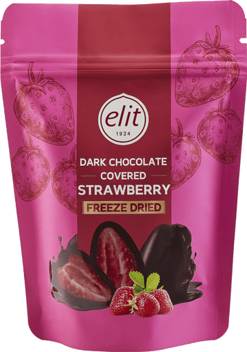Elit Dark Chocolate Covered Strawberries 80g