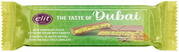Elit Dubai Pistachio Chocolate Bar 30g