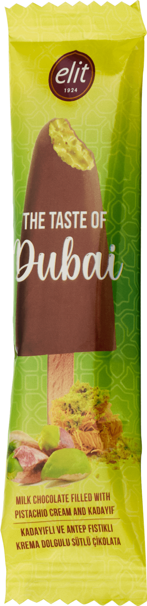 Elit Dubai Pistachio Chocolate Lolly 30g