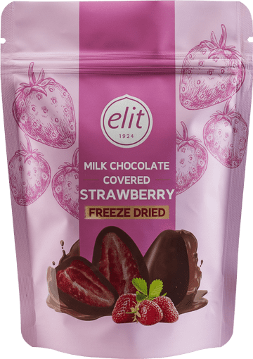 Elit Milk Chocolate Covered Strawberries 80g