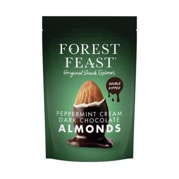 Forest Feast Peppermint Cream Dark Chocolate Almonds 120g