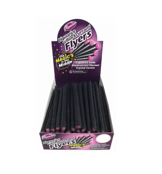 Giant Blackcurrant Liquorice Flyers