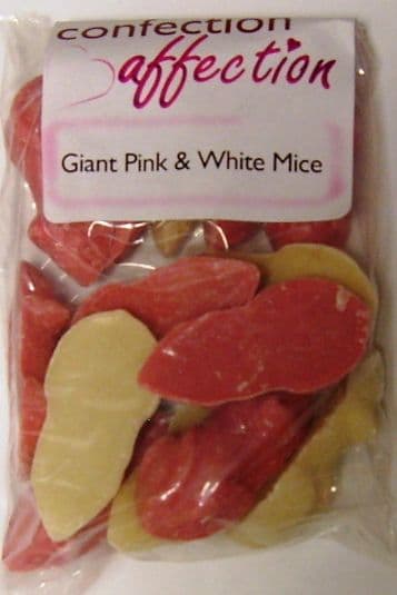 Giant Pink & White Mice 90g