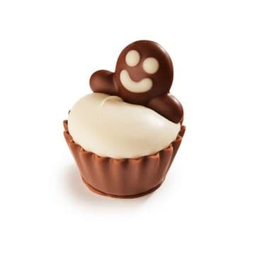 Gingerbread Man Cupcake