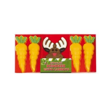 Gwynedd Milk Chocolate Reindeer & Carrots 95g
