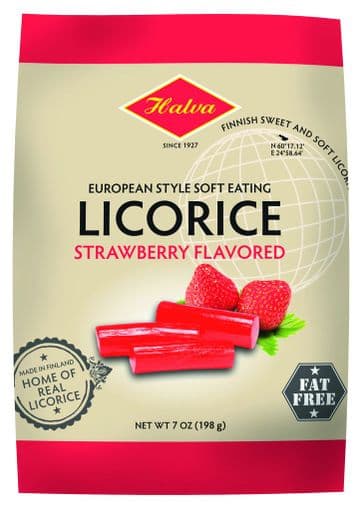 Halva Licorice Strawberry Flavour 200g