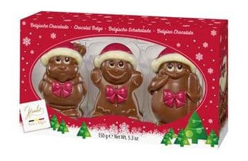 Hamlet Chocolate Christmas FigureTrio 150g