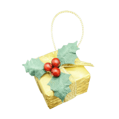 Holly Place Setting /Tree Decoration 5Mini Bars