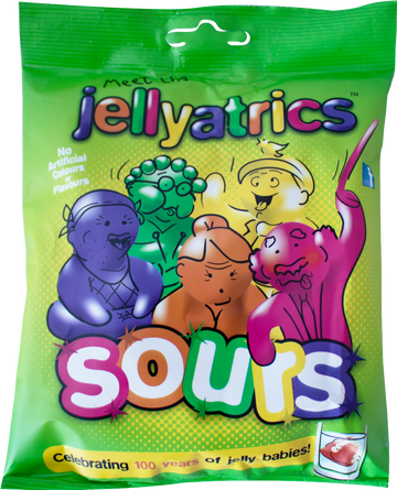 Jellyatrics Sour Jelly Babies 150g