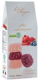 Le Preziose Italian Pomegranate And Blueberry Fruit Jellies 200g