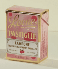 Leone Pastilles Raspberry Flavour Sweets 27g