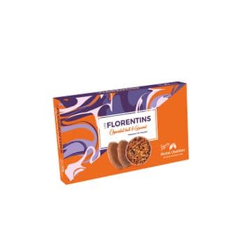 Les Florentines Caramel Milk Chocolate Florentines 100g