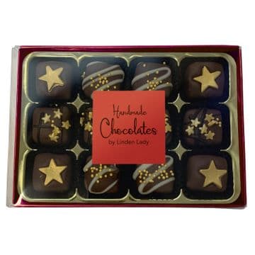 Linden Lady Handmade Christmas Decorated Fudge 200g