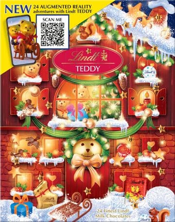Lindt Augmented Reality Teddy Advent Calendar 250g