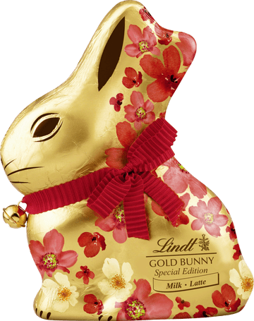 Lindt Floral Gold Bunny Milk 200g