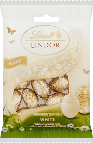Lindt Lindor White Mini Eggs 80g