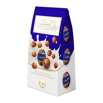 Lindt Milk Chocolate Hazelnut Gourmet Eggs 130g
