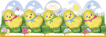 Lindt Milk Chocolate Little Chick 5 Pack 50g