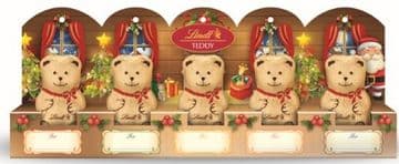 Lindt Milk Chocolate Mini Teddy Bears 5 Pack 50g