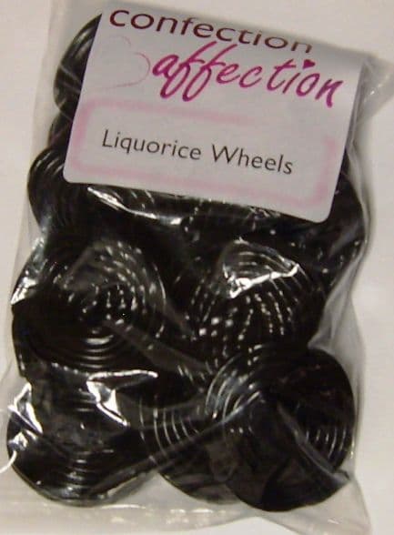 Liquorice Wheels 80g