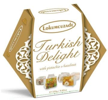 Locumcuzade Pistachio & Hazelnut Turkish Delight 250g