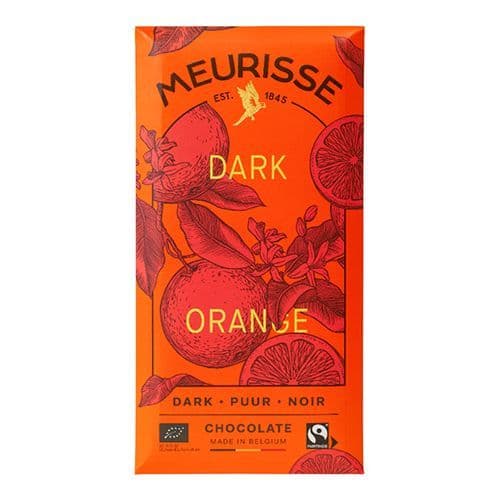 Meurisse Dark Orange Bar 100g