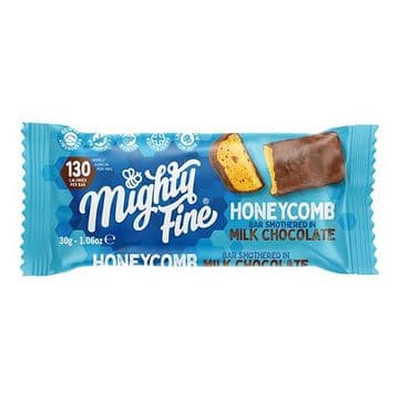 Mighty Fine Milk Chocolate Honeycomb Bar 30g