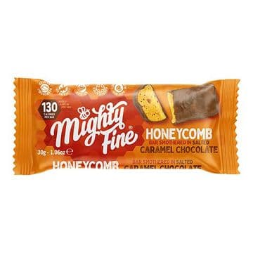 Mighty Fine Milk Salted Caramel Chocolate Honeycomb Bar 30g