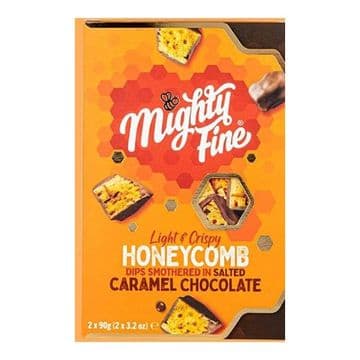 Mighty Fine Milk Salted Caramel Chocolate Honeycomb Gift Box