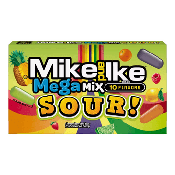 Mike And Ike Mega Mix Sour 120g