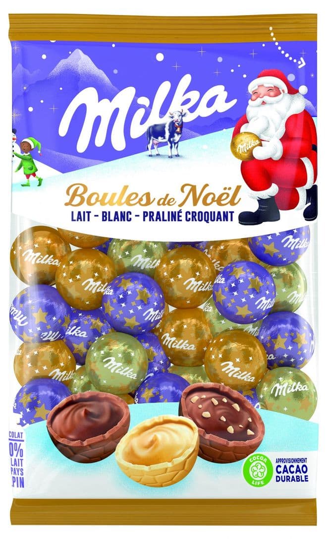 Milka Christmas Baubles 350g