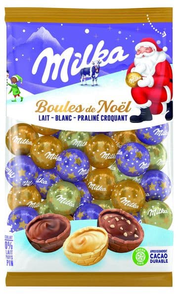 Milka Christmas Baubles 350g