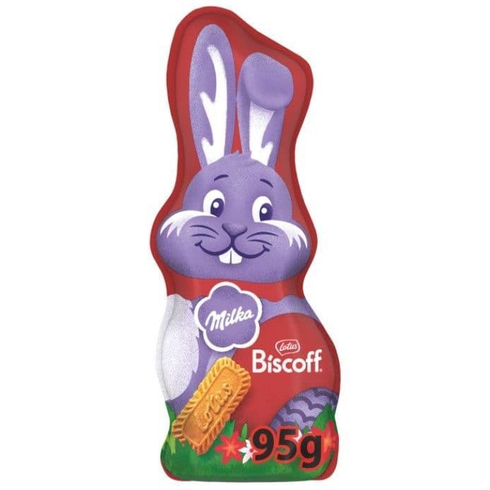 Milka Milk Biscoff Chocolate Bunny 95g