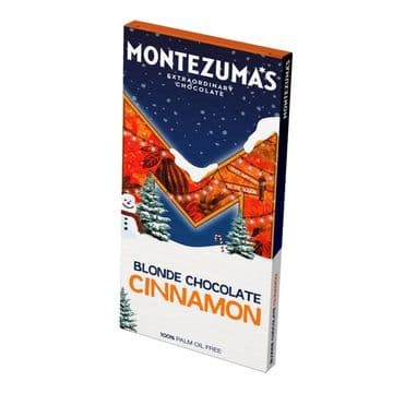 Montezuma's - Blonde Chocolate With Cinnamon & Hazelnut Pieces 90g