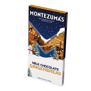 Montezuma's - Milk Chocolate gingerbread Bar 90g