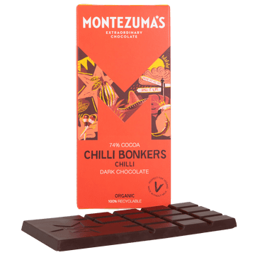 Montezuma's - Organic Dark Chocolate and Chilli (73%) 90g
