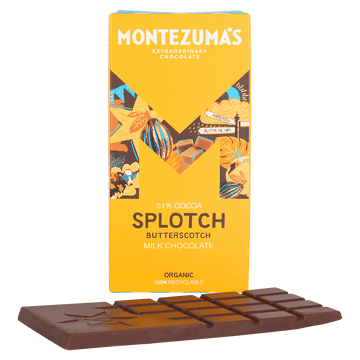 Montezuma's - Organic Milk Chocolate Butterscotch 90g
