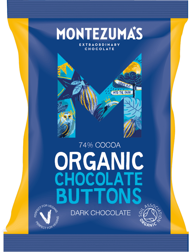 Montezuma's - Organic Smooth Dark Chocolate Buttons 120g