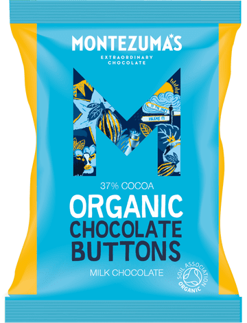 Montezuma's - Organic Smooth Milk Chocolate Buttons 120g