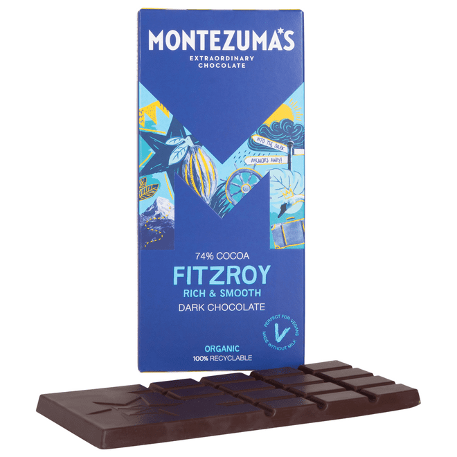 Montezuma's - Organic Very Dark Chocolate (74%) 90g