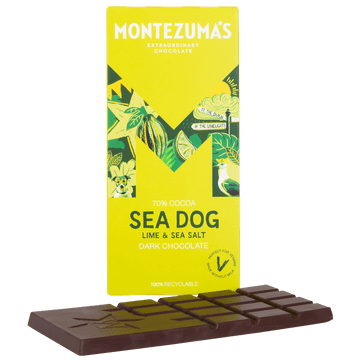 Montezuma's - Sea Dog Lime & Sea Salt Chocolate 90g