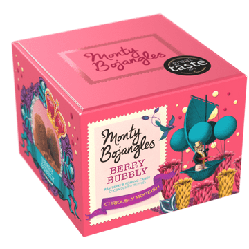 Monty Bojangles French Berry Bubbly Cocoa Dusted Truffles 150g
