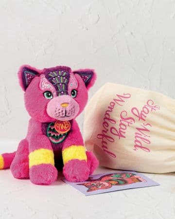 Monty Bojangles Persian Pink Plush Cat Toy